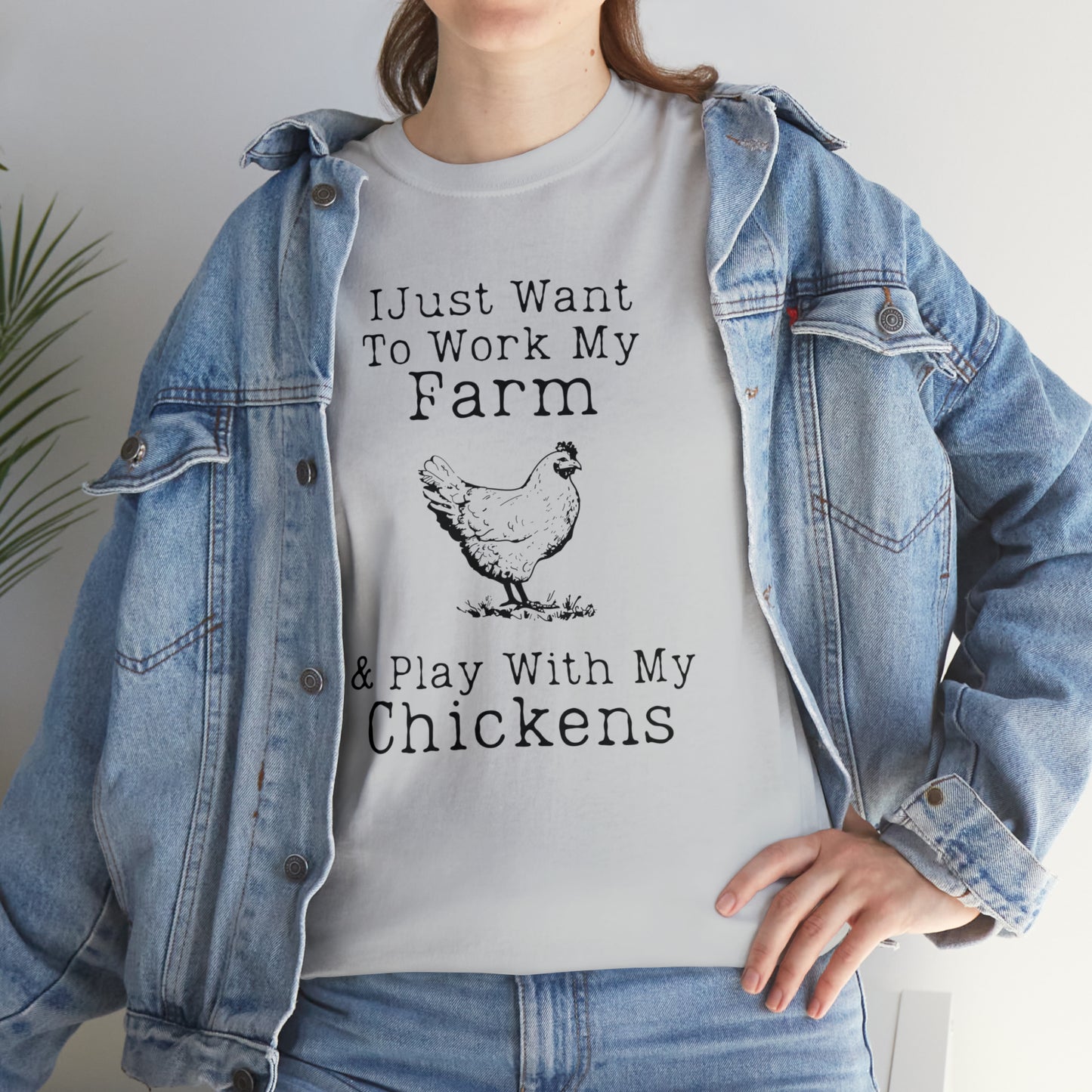 "Farm & Chickens" T-Shirt - Weave Got Gifts - Unique Gifts You Won’t Find Anywhere Else!