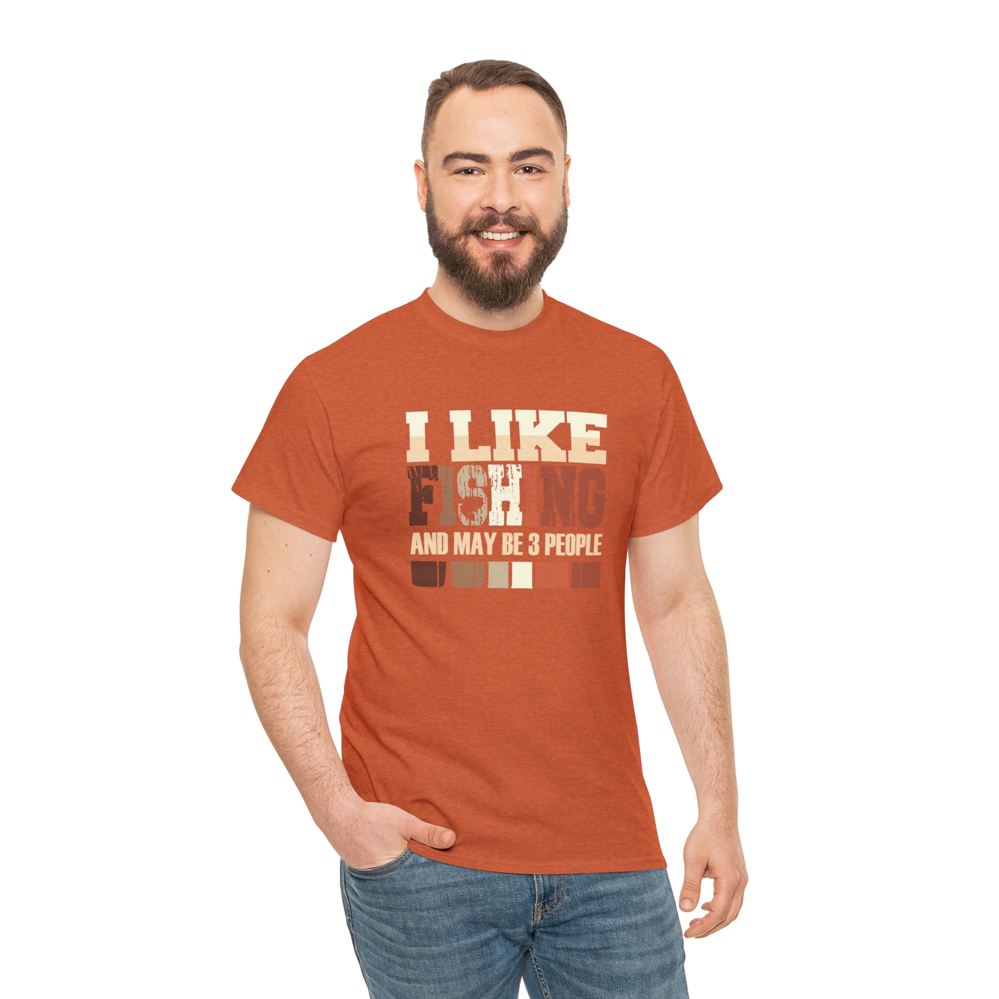 "I Like Fishing & Like 3 People" T-Shirt - Weave Got Gifts - Unique Gifts You Won’t Find Anywhere Else!