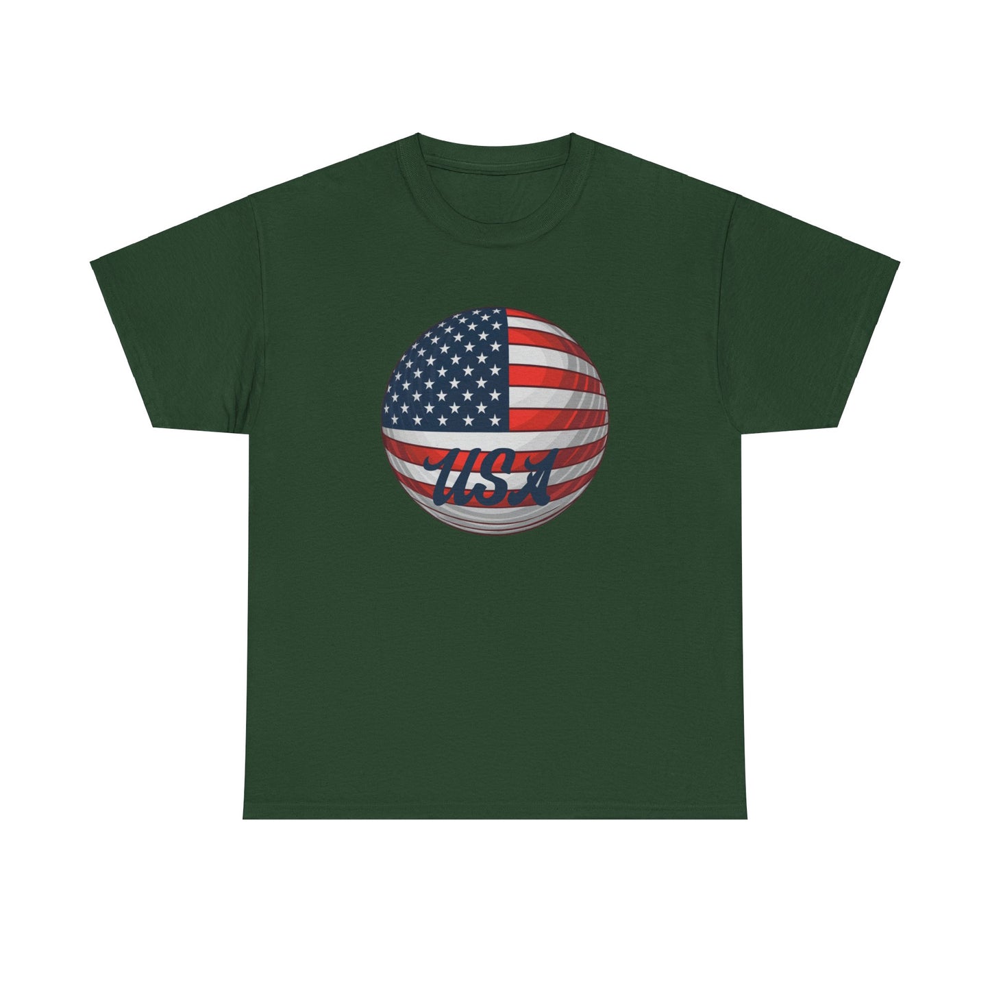 USA golf t-shirt for patriotic sports fans
