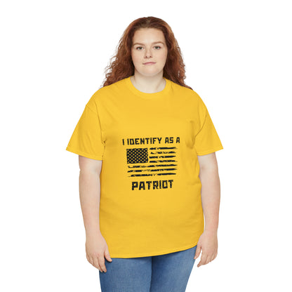 'I Identify As A Patriot" T-Shirt - Weave Got Gifts - Unique Gifts You Won’t Find Anywhere Else!