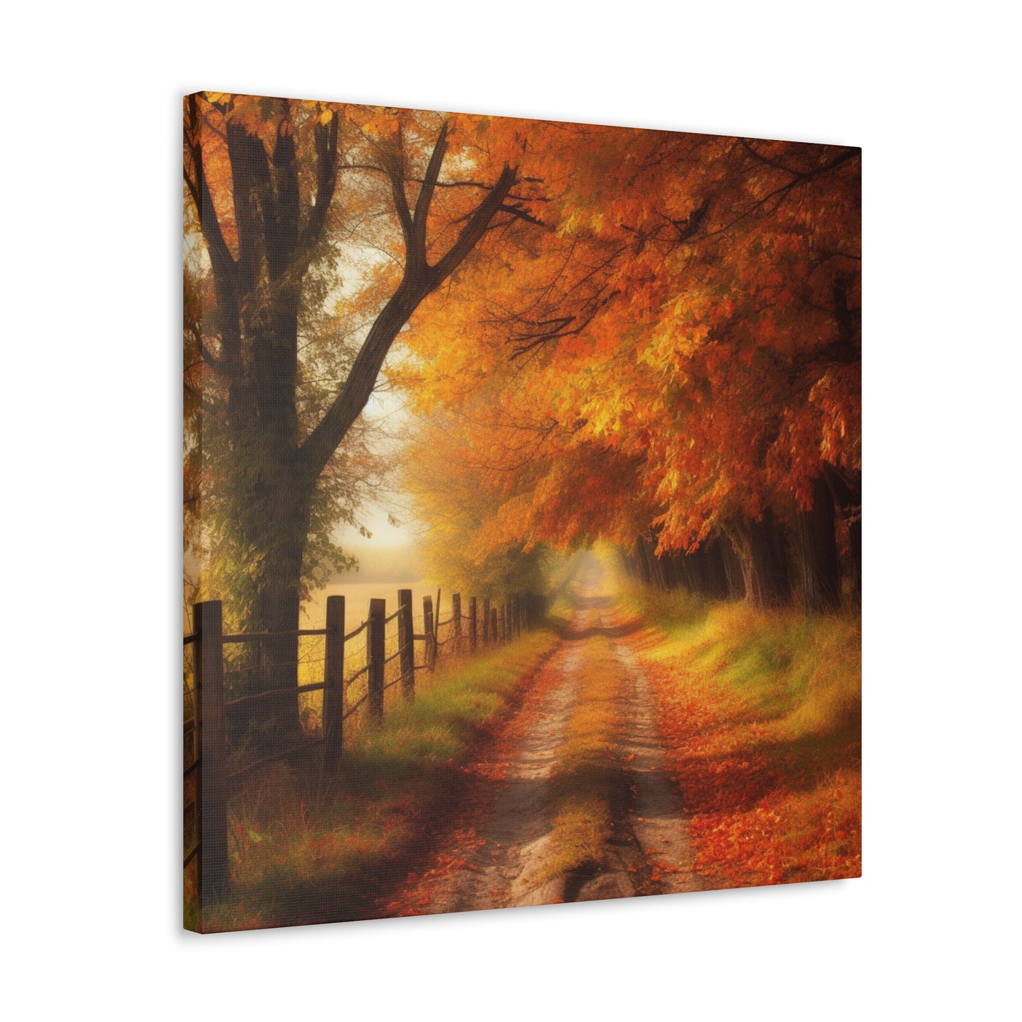 "Autumn Farm Road Journey" Wall Art - Weave Got Gifts - Unique Gifts You Won’t Find Anywhere Else!