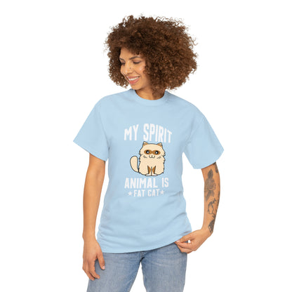 "Fat Cat Spirit Animal" T-Shirt - Weave Got Gifts - Unique Gifts You Won’t Find Anywhere Else!