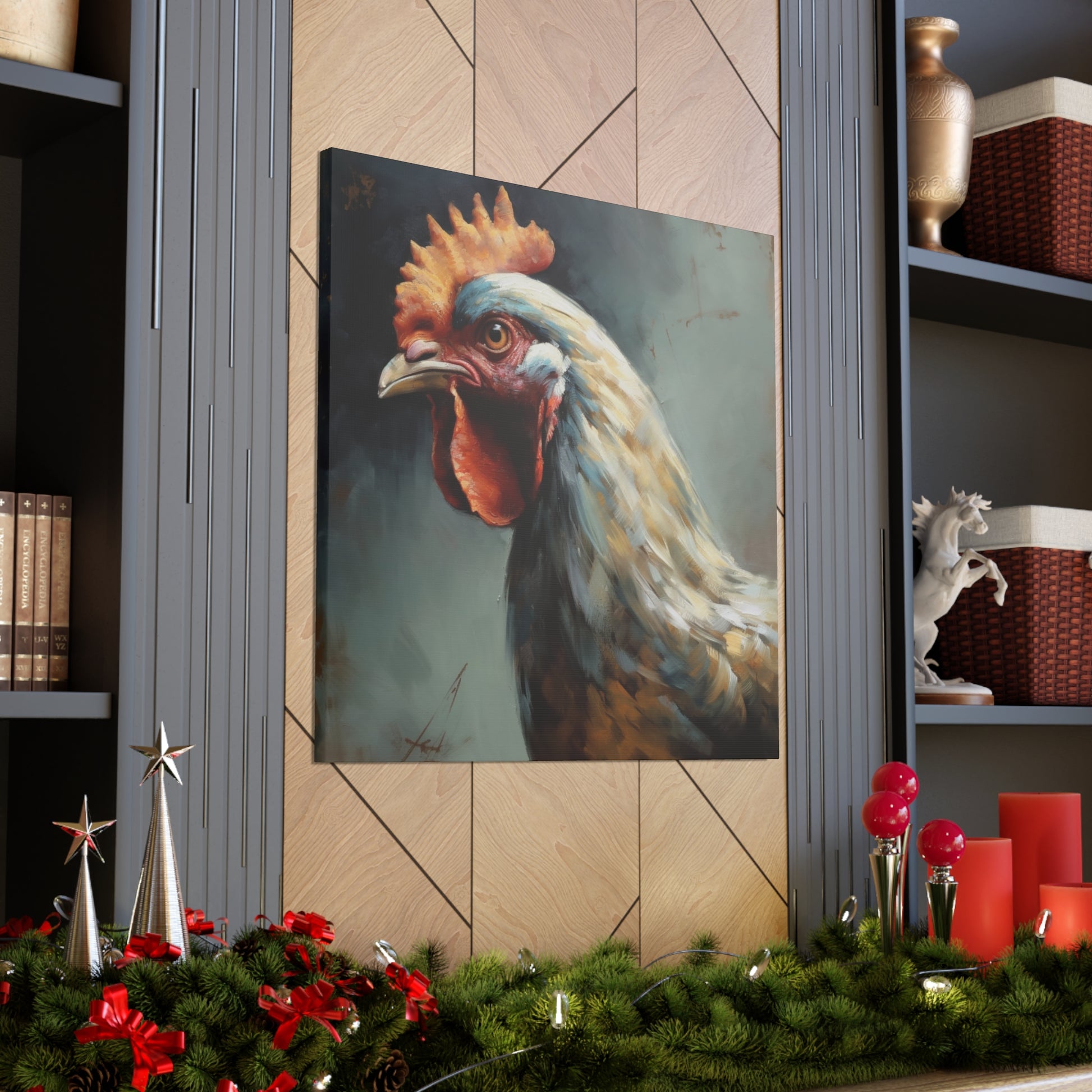 "Country Chicken" Wall Art - Weave Got Gifts - Unique Gifts You Won’t Find Anywhere Else!