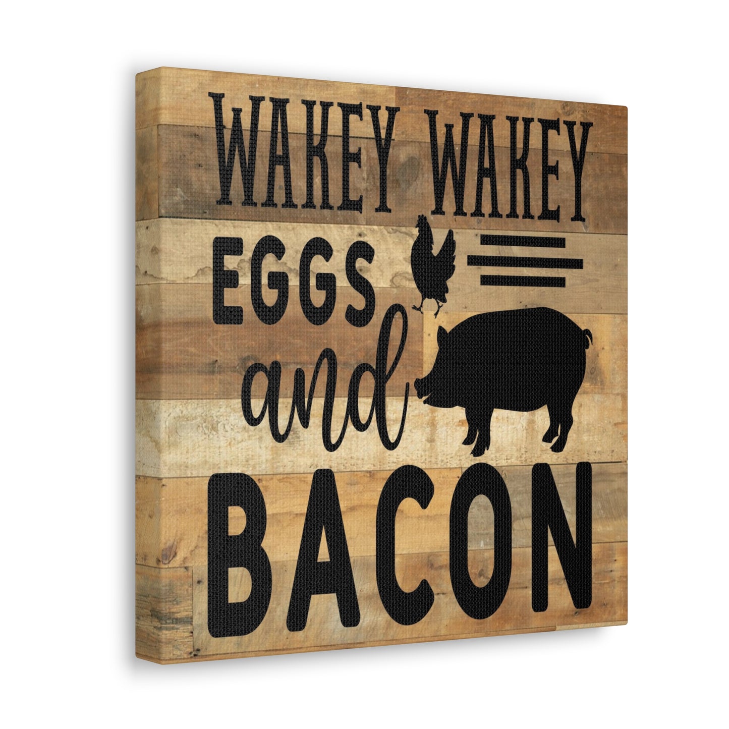 "Wakey Wakey Eggs And Bacon" Wall Art - Weave Got Gifts - Unique Gifts You Won’t Find Anywhere Else!