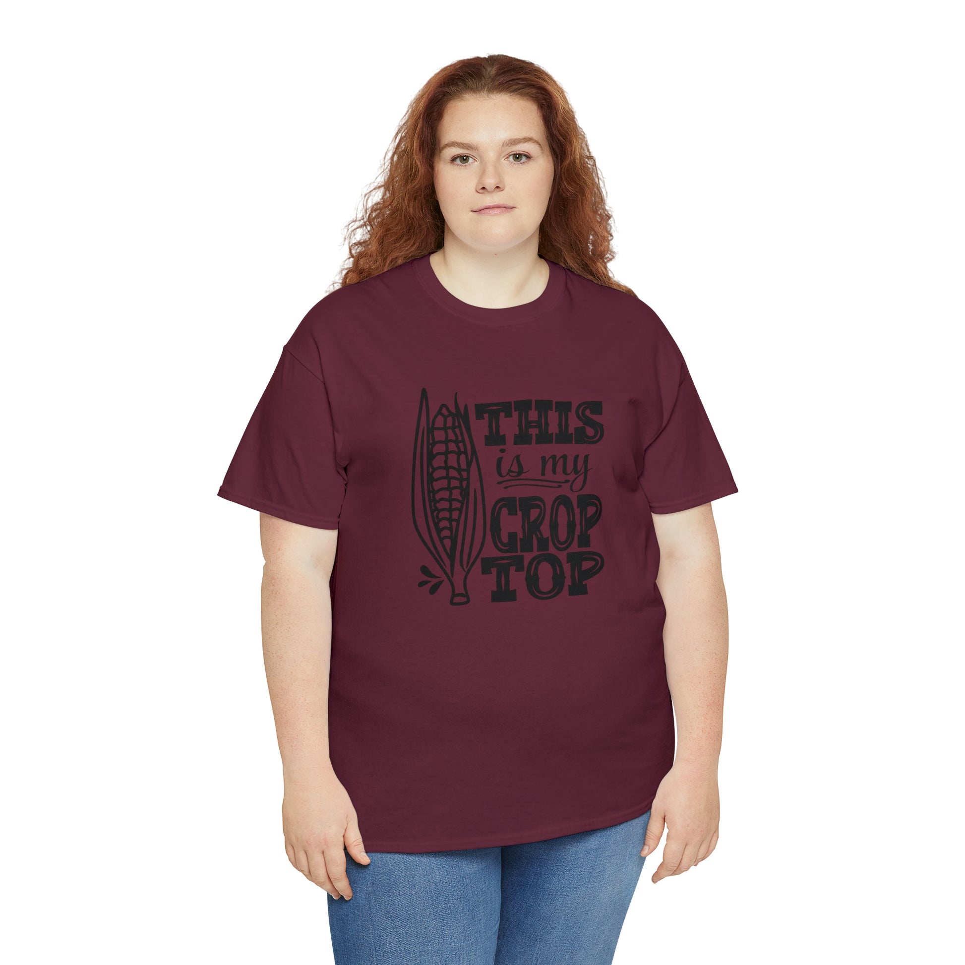 "This Is My Crop Top" T-Shirt - Weave Got Gifts - Unique Gifts You Won’t Find Anywhere Else!