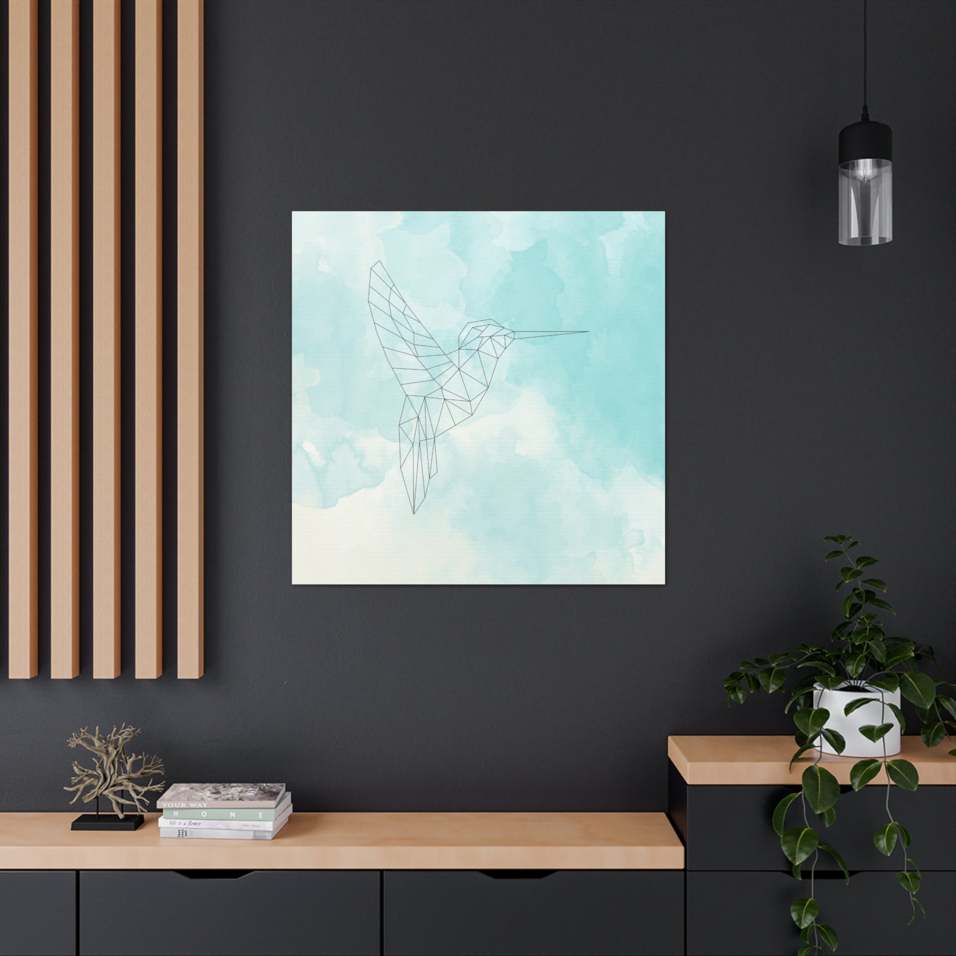 "Watercolor Hummingbird" Wall Art - Weave Got Gifts - Unique Gifts You Won’t Find Anywhere Else!