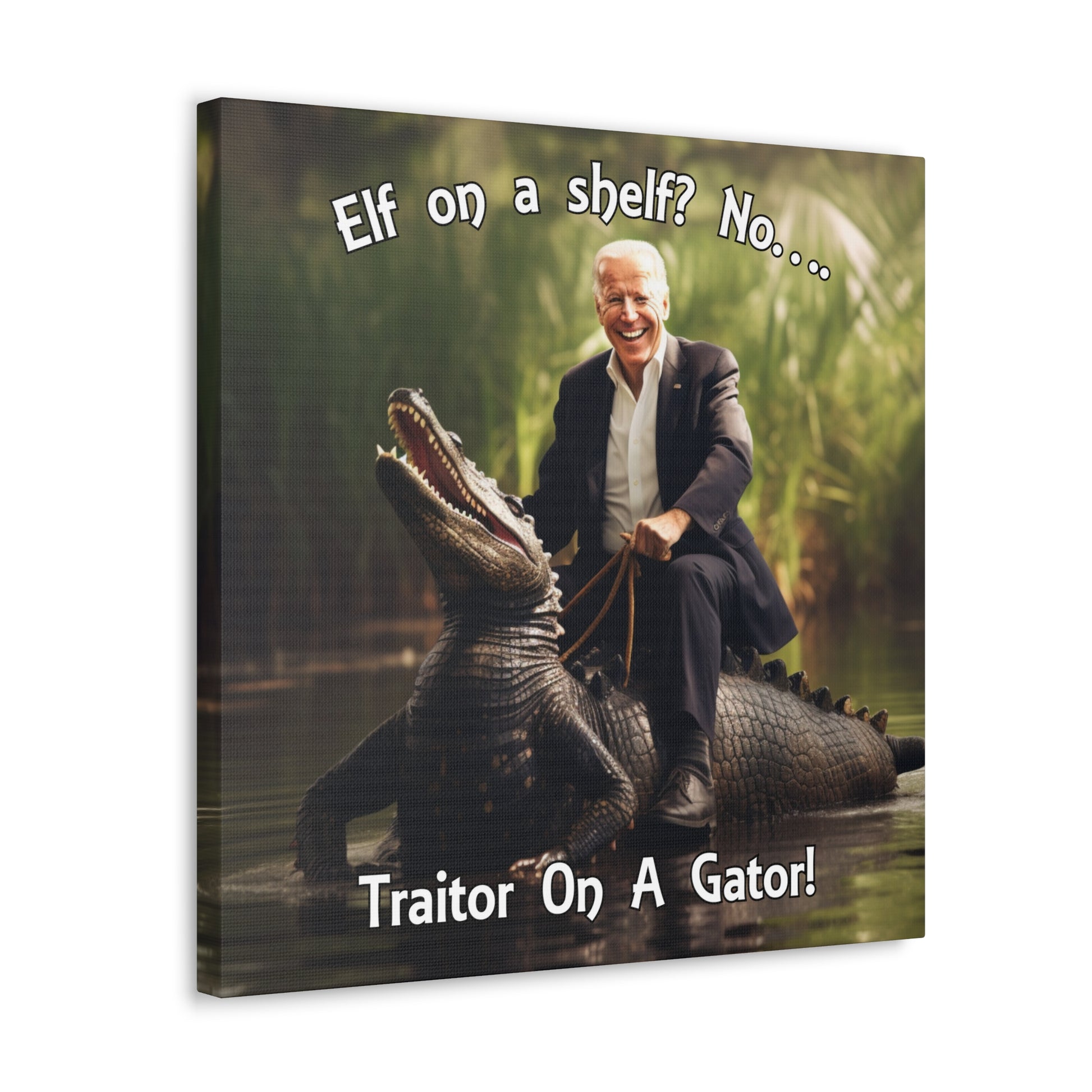 "Traitor On A Gator" Wall Art - Weave Got Gifts - Unique Gifts You Won’t Find Anywhere Else!