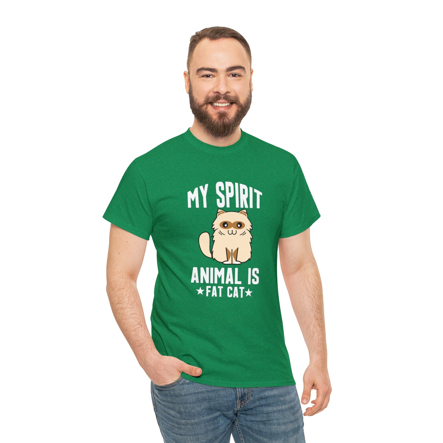 "Fat Cat Spirit Animal" T-Shirt - Weave Got Gifts - Unique Gifts You Won’t Find Anywhere Else!