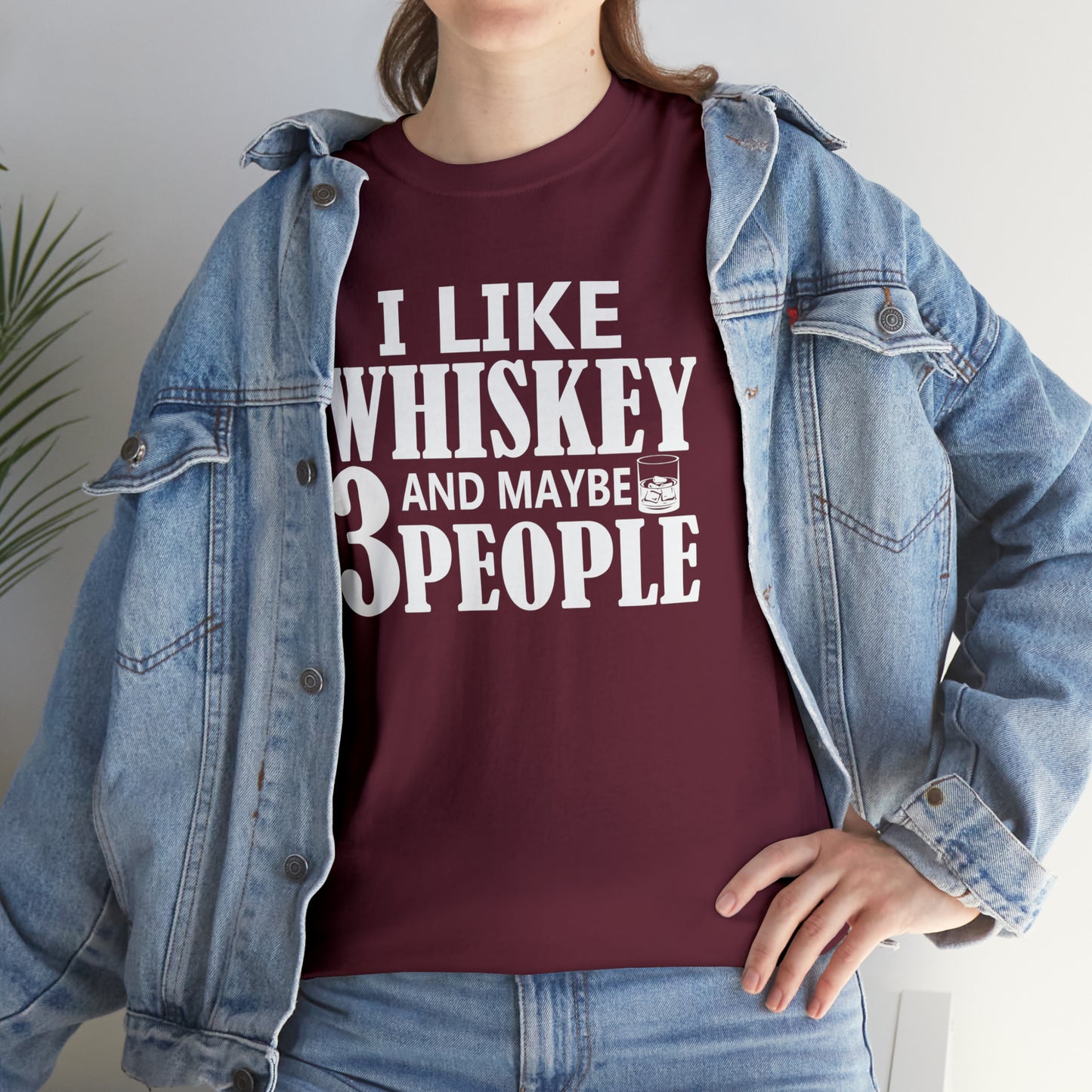 "I Like Whiskey & Like 3 People" T-Shirt - Weave Got Gifts - Unique Gifts You Won’t Find Anywhere Else!