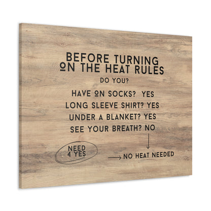 "Before Turning On That Heat" Wall Art - Weave Got Gifts - Unique Gifts You Won’t Find Anywhere Else!