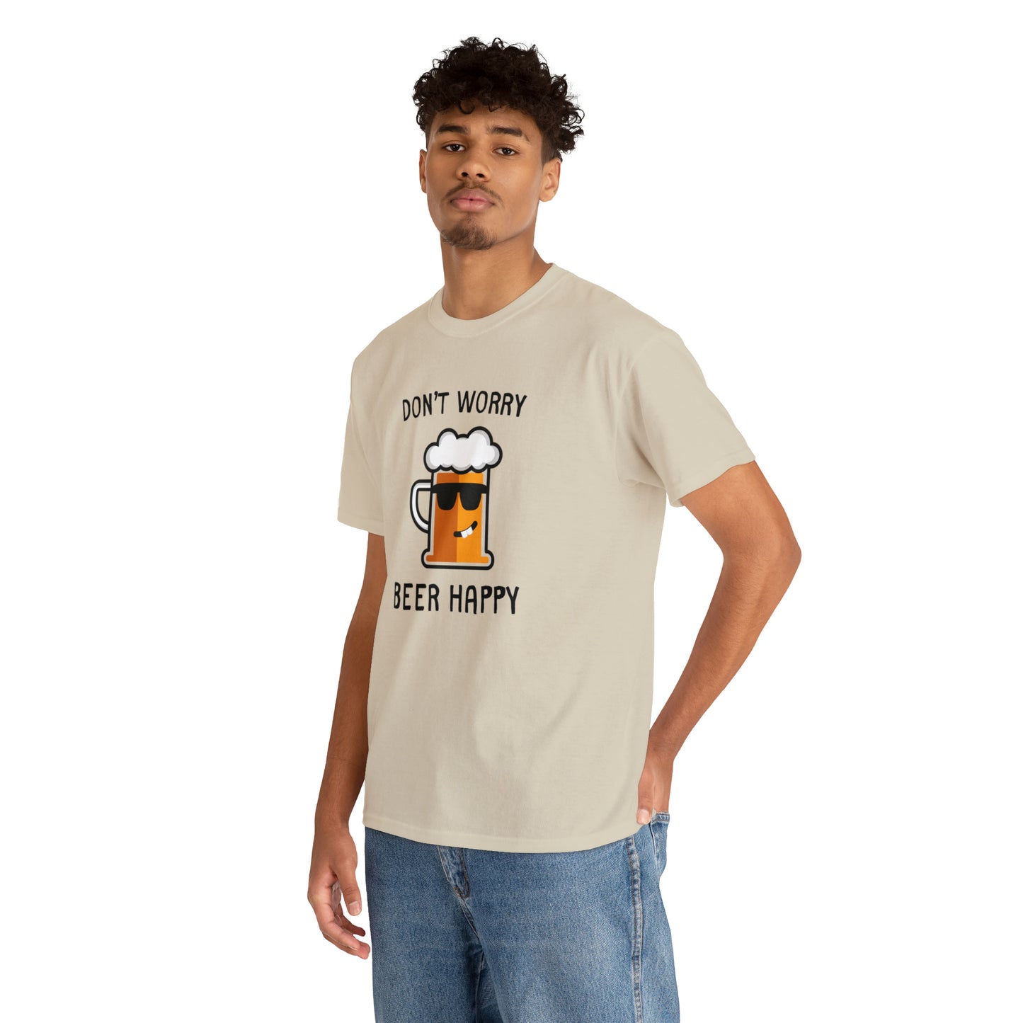 "Don't Worry, Beer Happy" T-Shirt - Weave Got Gifts - Unique Gifts You Won’t Find Anywhere Else!