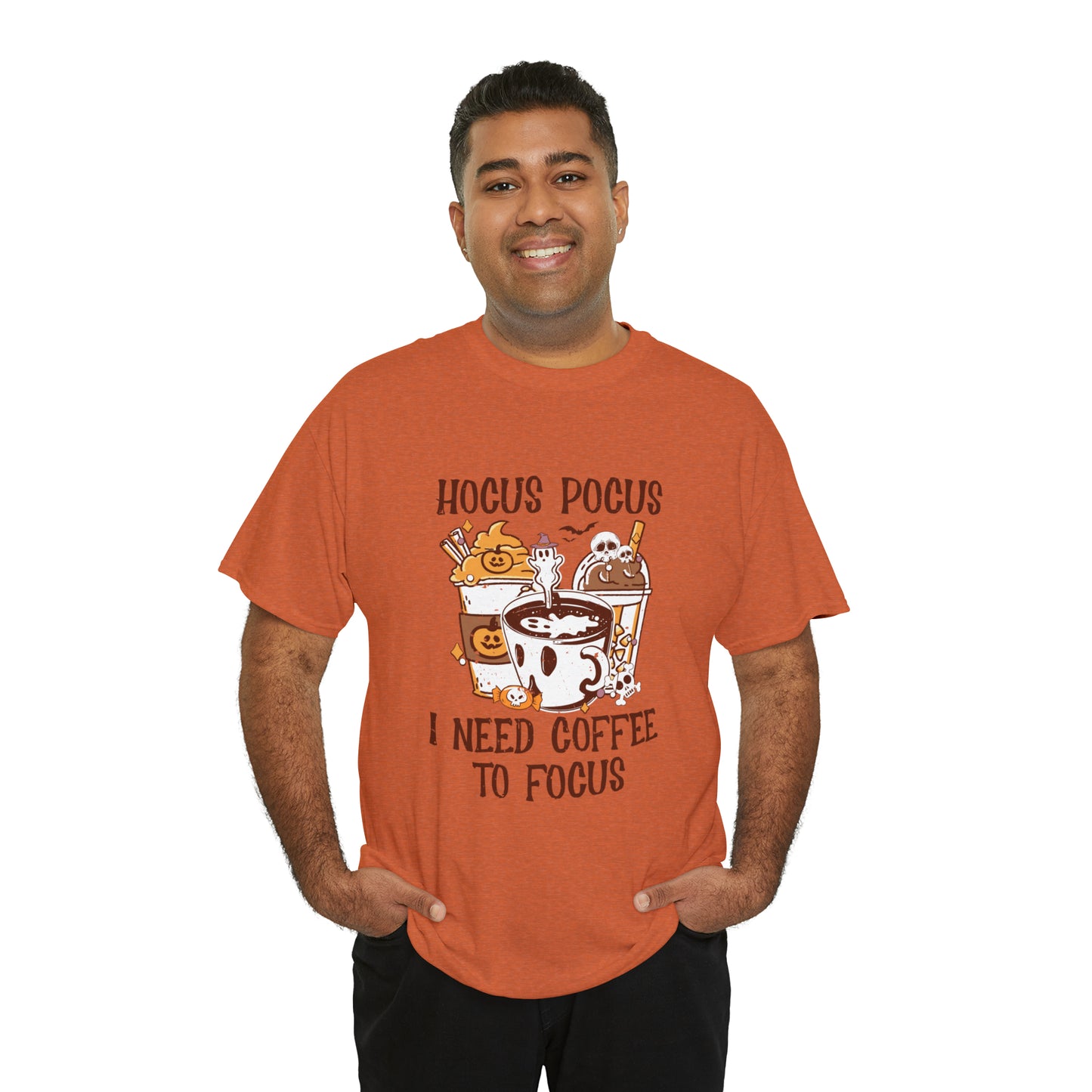 "Hocus Pocus, I Need Coffee To Focus" T-Shirt - Weave Got Gifts - Unique Gifts You Won’t Find Anywhere Else!