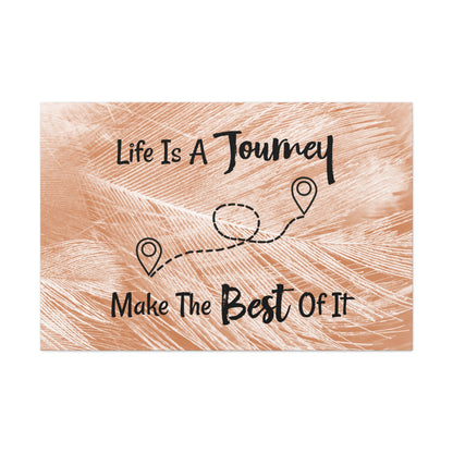 "Life Is A Journey, Make The Best Of It" Wall Art - Weave Got Gifts - Unique Gifts You Won’t Find Anywhere Else!