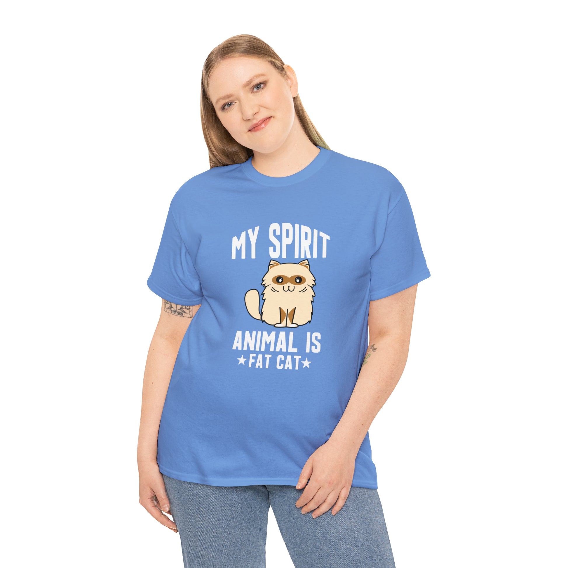 "Fat Cat Spirit Animal" T-Shirt - Weave Got Gifts - Unique Gifts You Won’t Find Anywhere Else!