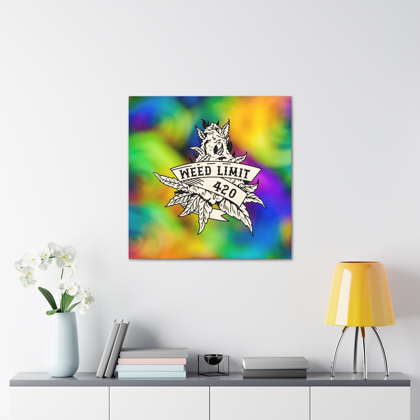 "Trippy Weed Limit 420" Wall Art - Weave Got Gifts - Unique Gifts You Won’t Find Anywhere Else!