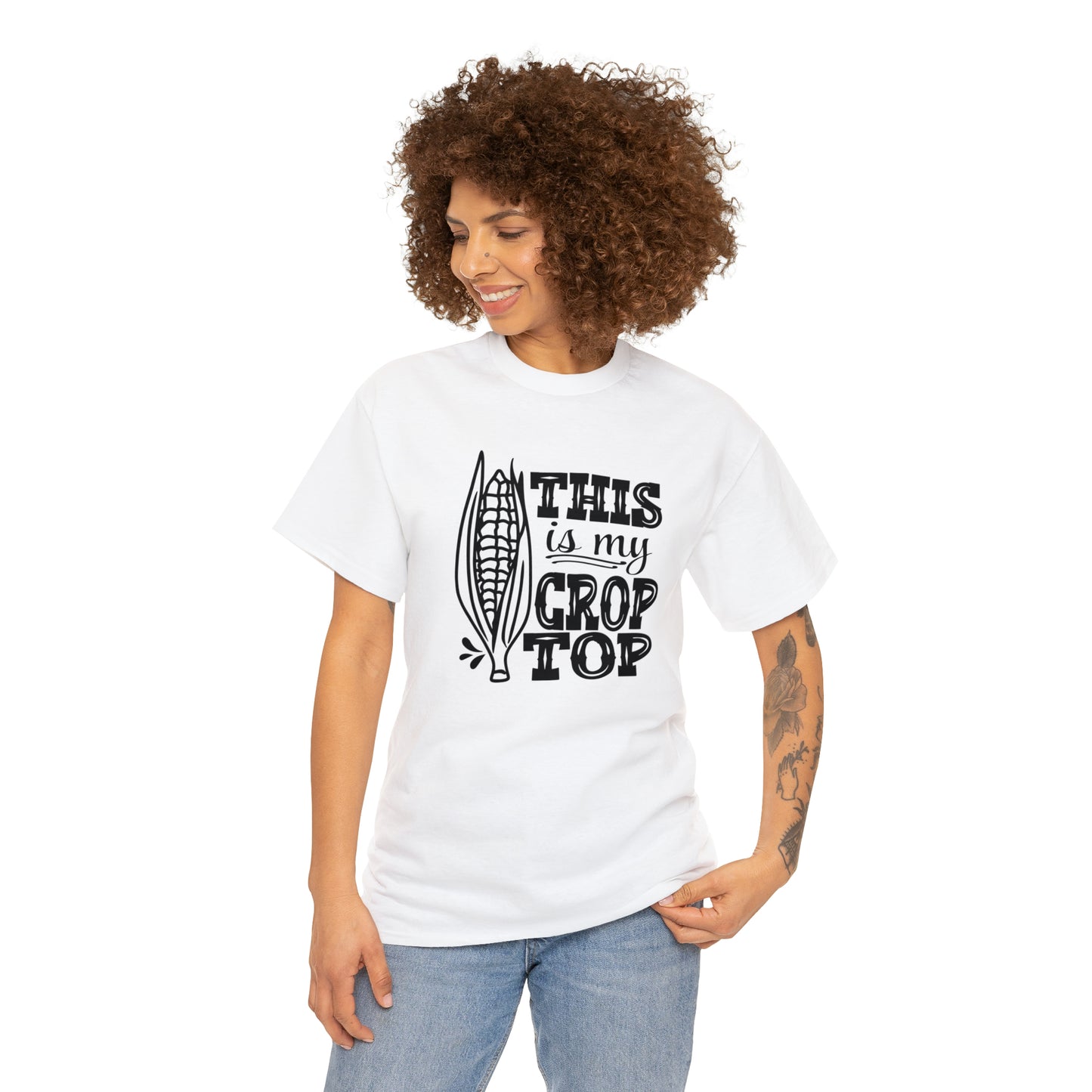 "This Is My Crop Top" T-Shirt - Weave Got Gifts - Unique Gifts You Won’t Find Anywhere Else!