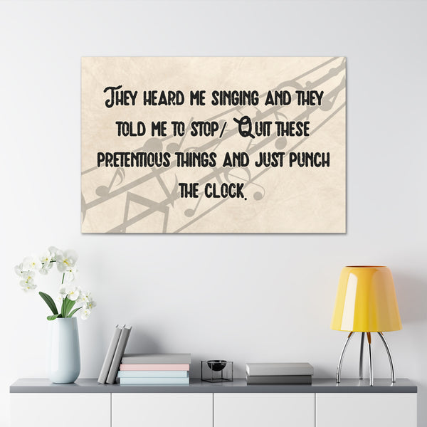 "Custom Lyrics" Wall Art - Weave Got Gifts - Unique Gifts You Won’t Find Anywhere Else!