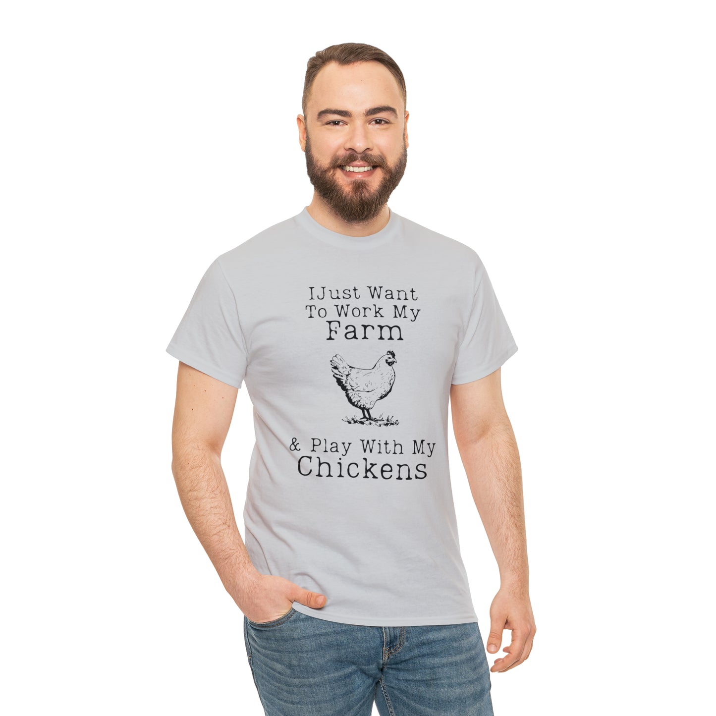 "Farm & Chickens" T-Shirt - Weave Got Gifts - Unique Gifts You Won’t Find Anywhere Else!