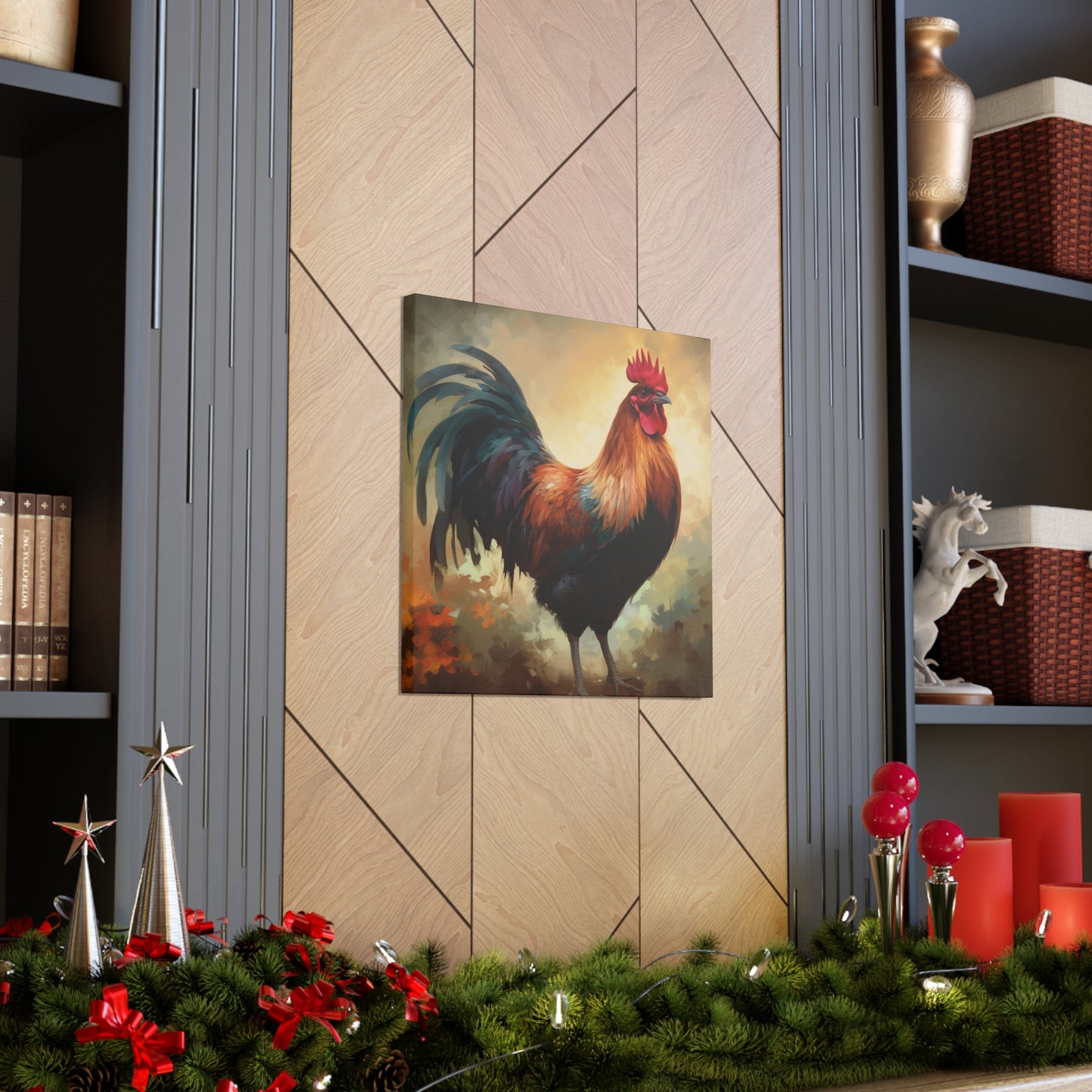 "Farm Rooster" Wall Art - Weave Got Gifts - Unique Gifts You Won’t Find Anywhere Else!