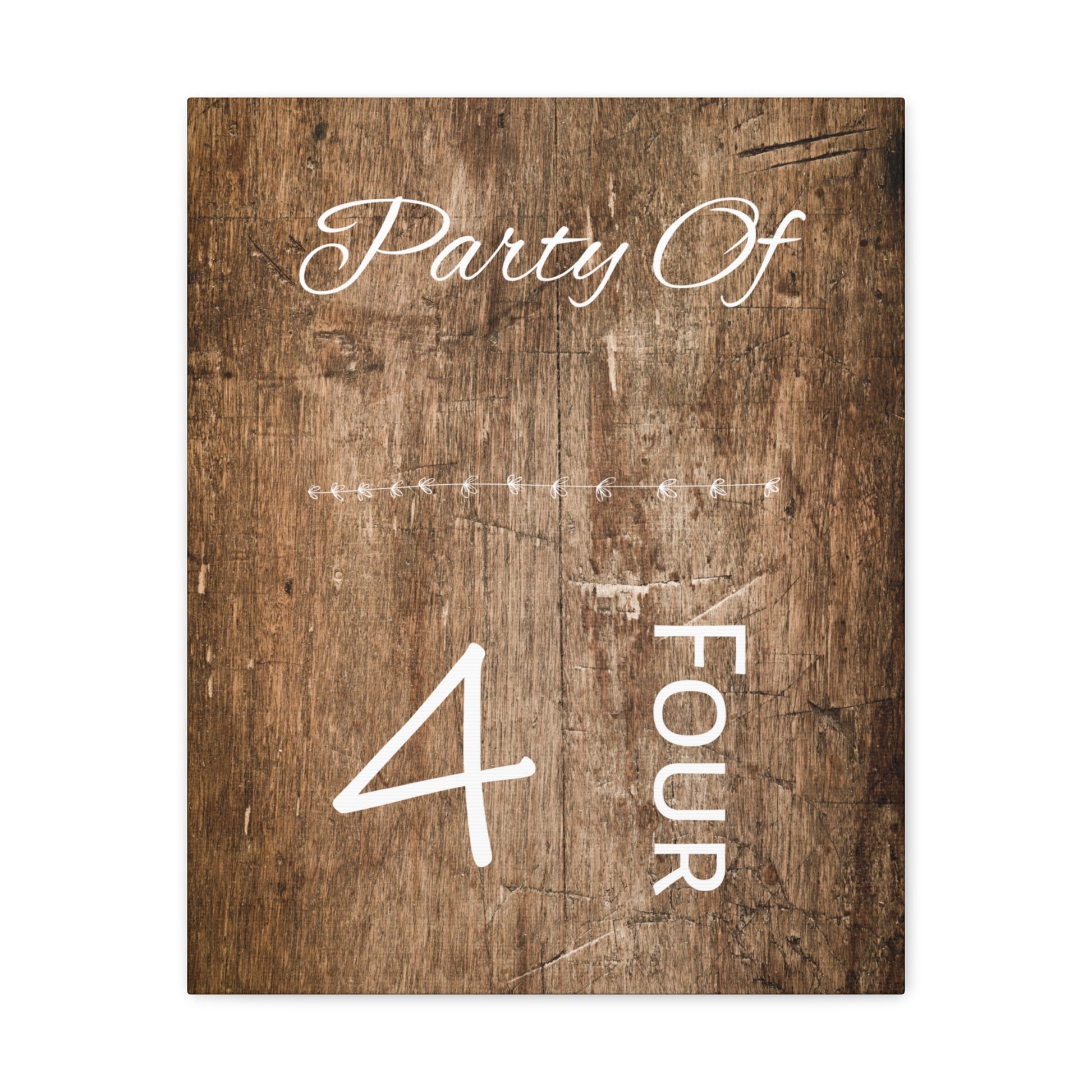 "Party Of 4" Wall Art - Weave Got Gifts - Unique Gifts You Won’t Find Anywhere Else!