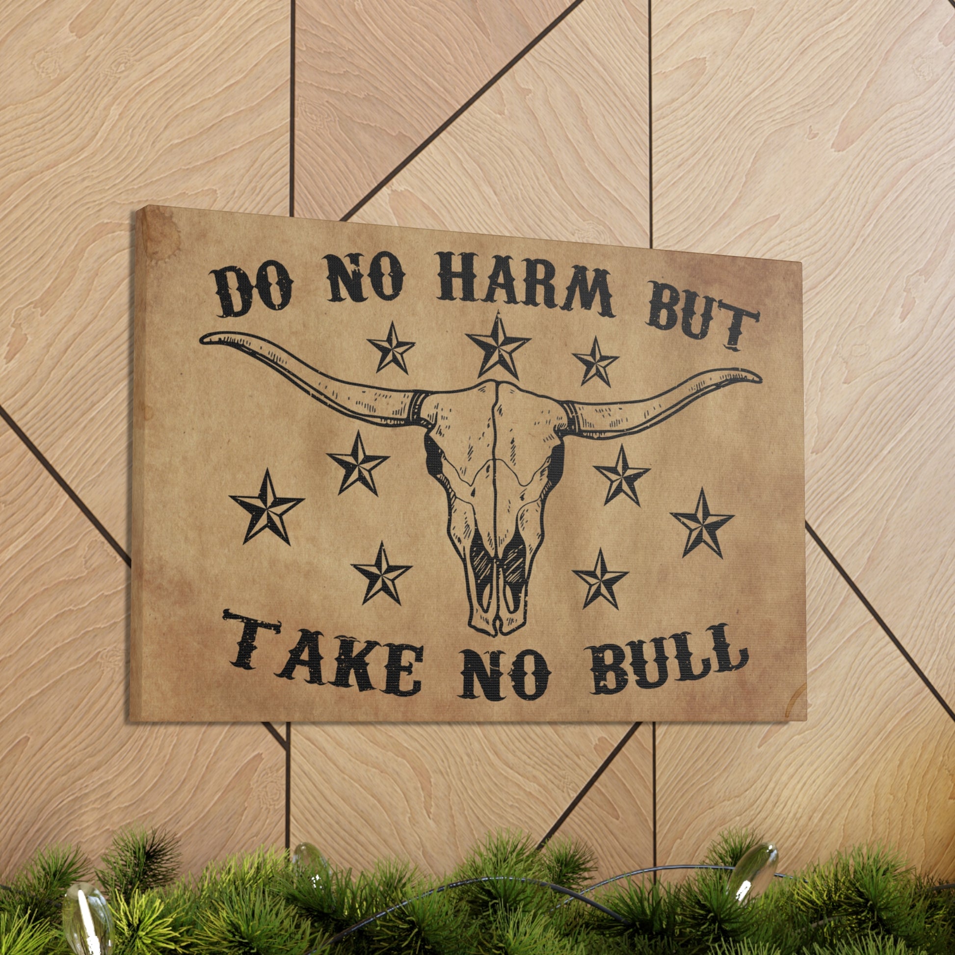 "Do No Harm But Take No Bull" Wall Art - Weave Got Gifts - Unique Gifts You Won’t Find Anywhere Else!