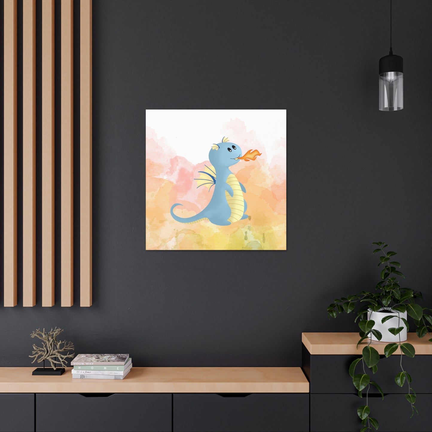 "Fire Dragon" Kids Wall Art - Weave Got Gifts - Unique Gifts You Won’t Find Anywhere Else!