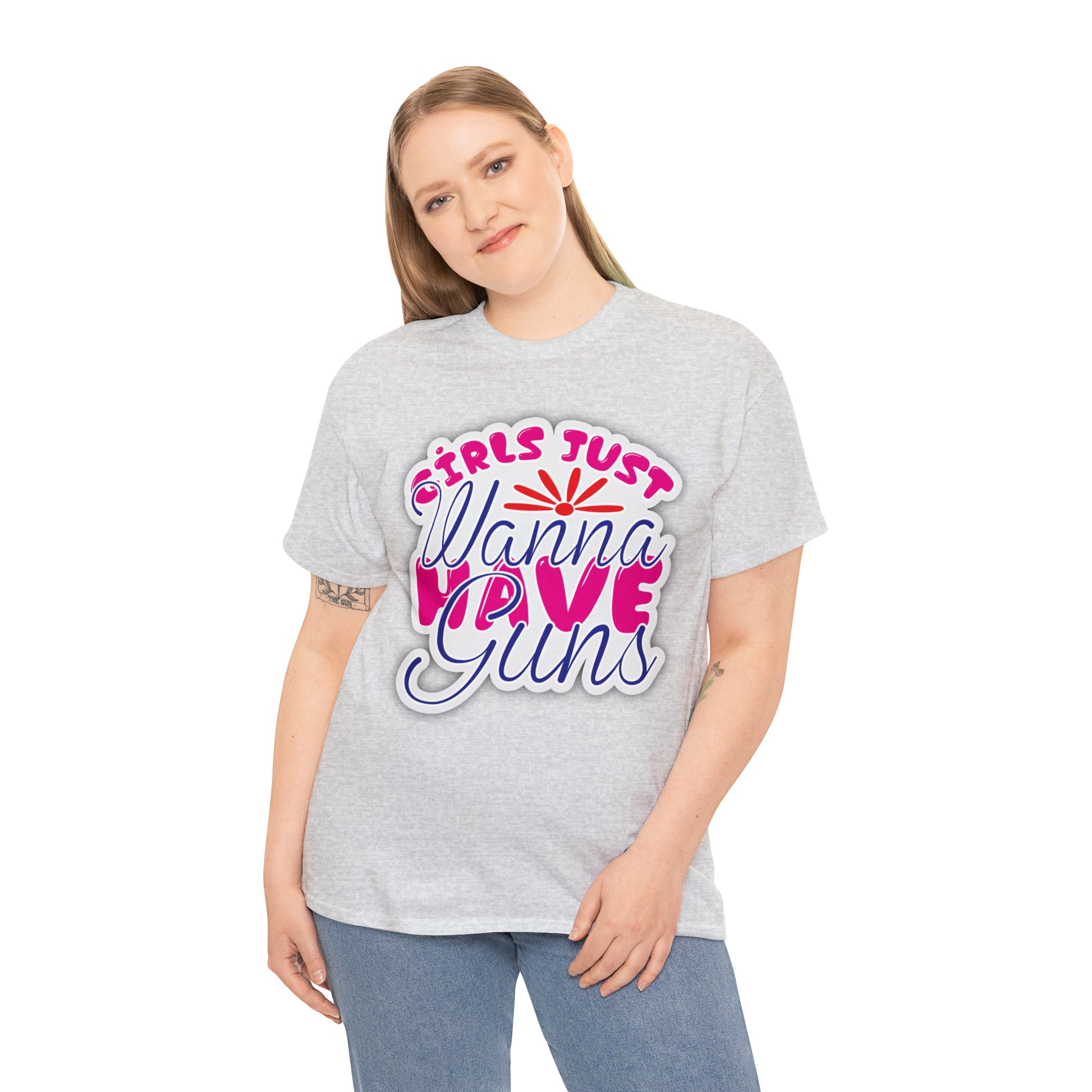 "Girl Just Wanna Have Guns" T-Shirt - Weave Got Gifts - Unique Gifts You Won’t Find Anywhere Else!