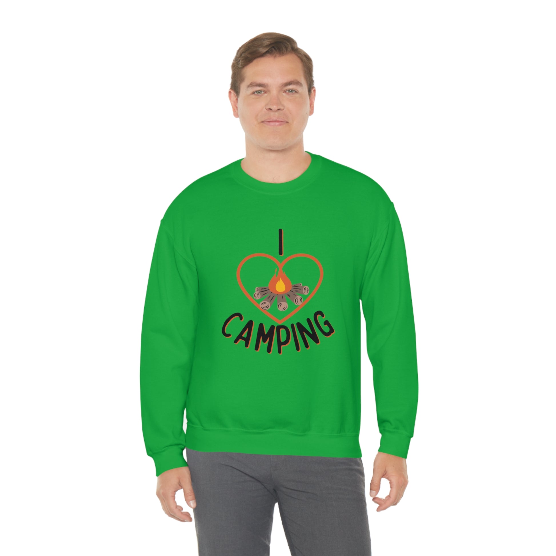 "I Love Camping" Crewneck Sweatshirt - Weave Got Gifts - Unique Gifts You Won’t Find Anywhere Else!