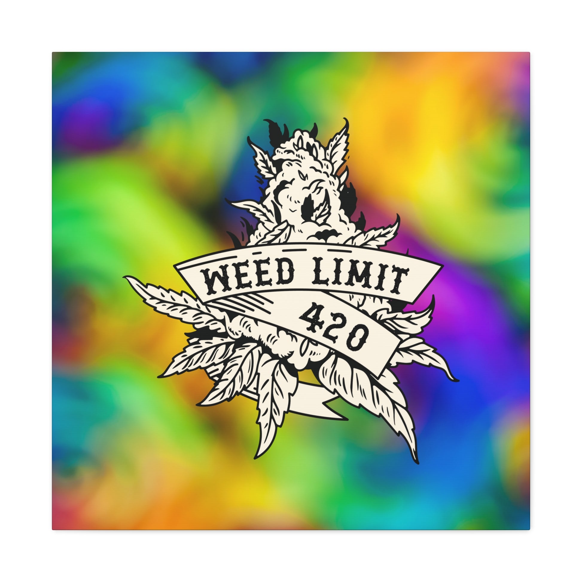 "Trippy Weed Limit 420" Wall Art - Weave Got Gifts - Unique Gifts You Won’t Find Anywhere Else!