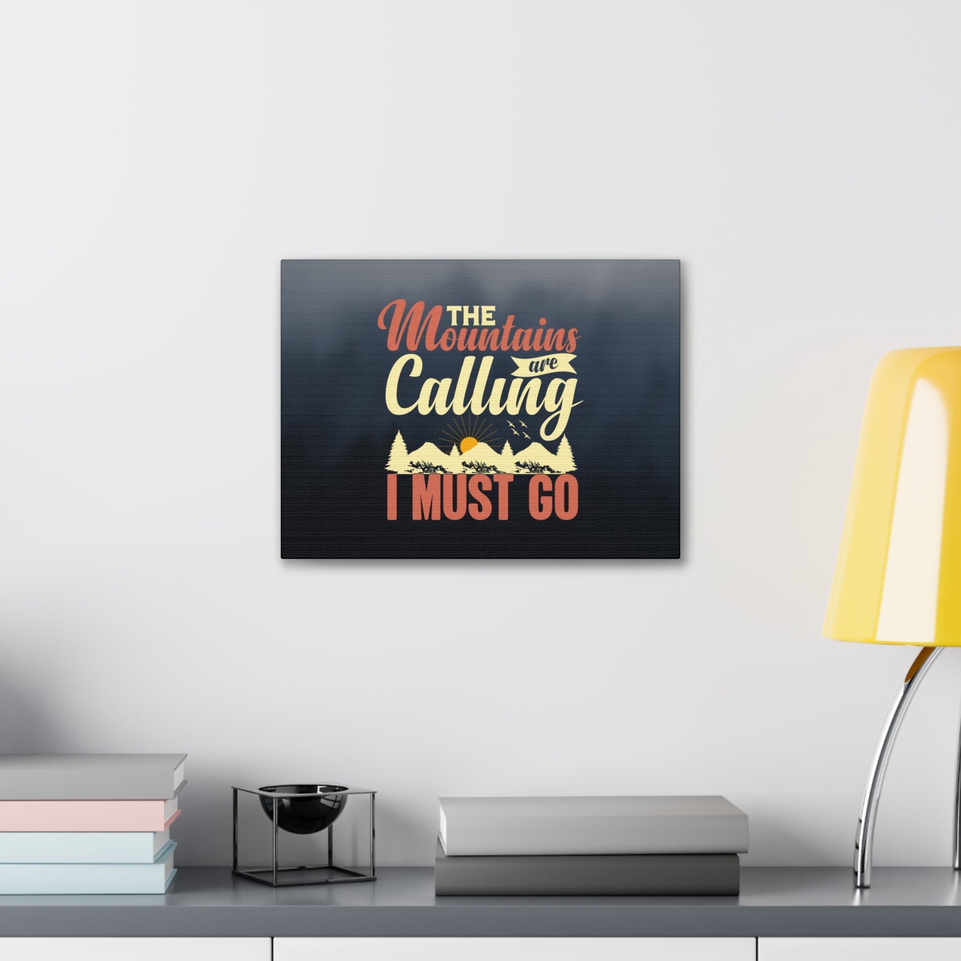 "The Mountains Are Calling" Wall Art - Weave Got Gifts - Unique Gifts You Won’t Find Anywhere Else!