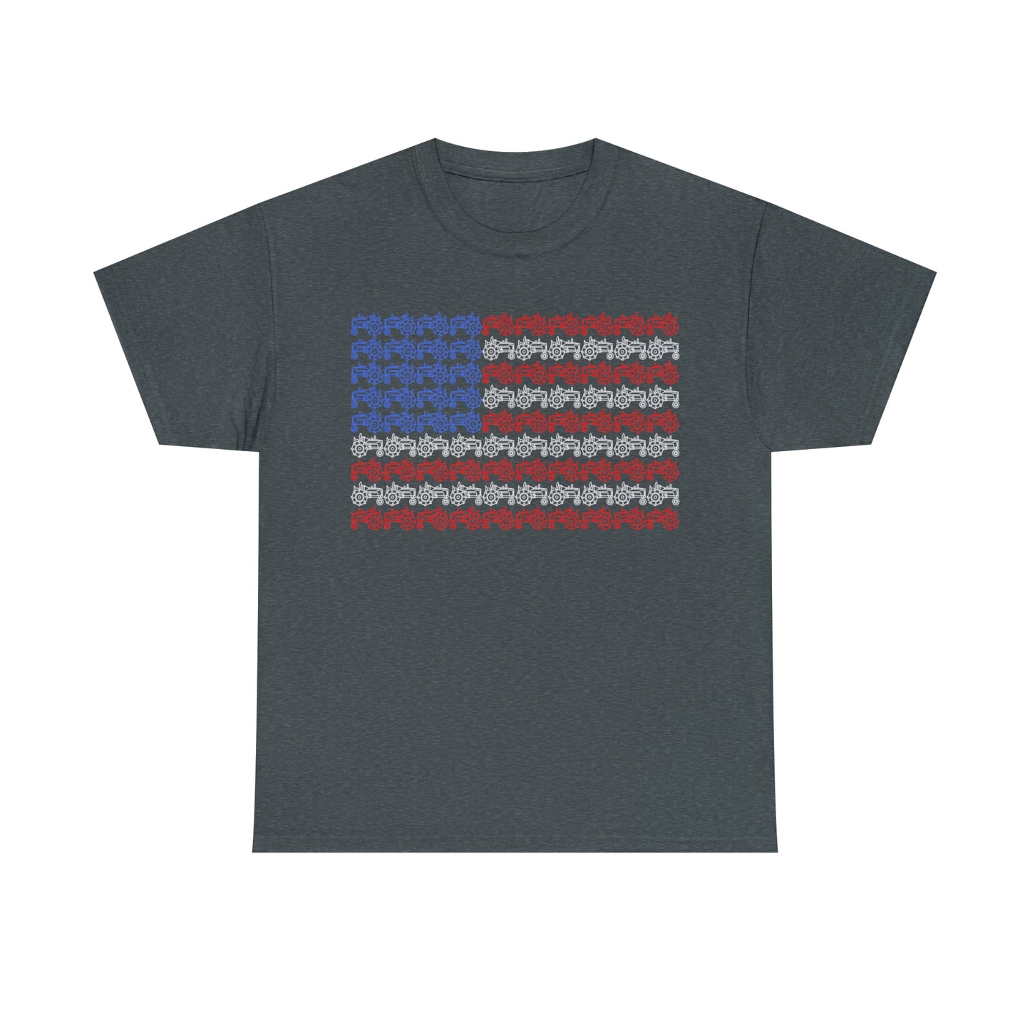 "American Flag Tractors" T-Shirt - Weave Got Gifts - Unique Gifts You Won’t Find Anywhere Else!