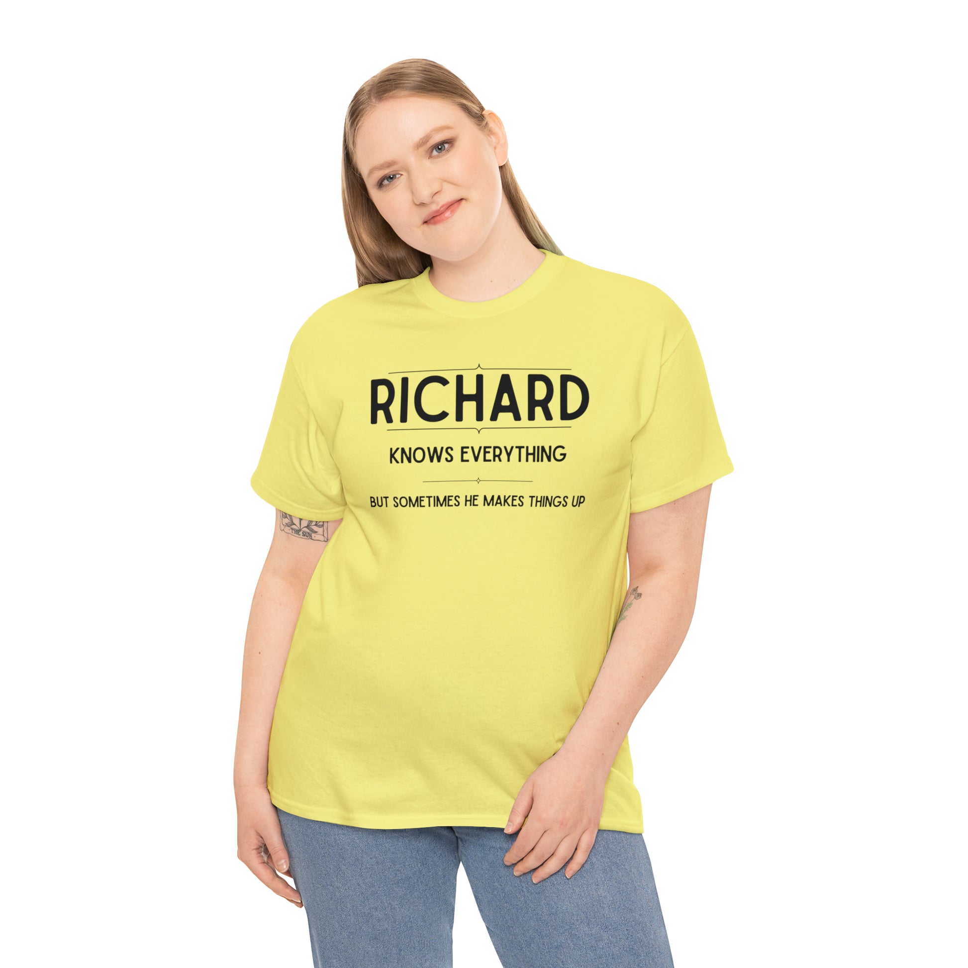 "Richard Knows Everything" T-Shirt - Weave Got Gifts - Unique Gifts You Won’t Find Anywhere Else!