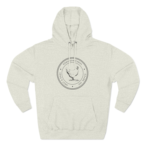 Custom "Chicken Farm Logo" Hoodie - Weave Got Gifts - Unique Gifts You Won’t Find Anywhere Else!