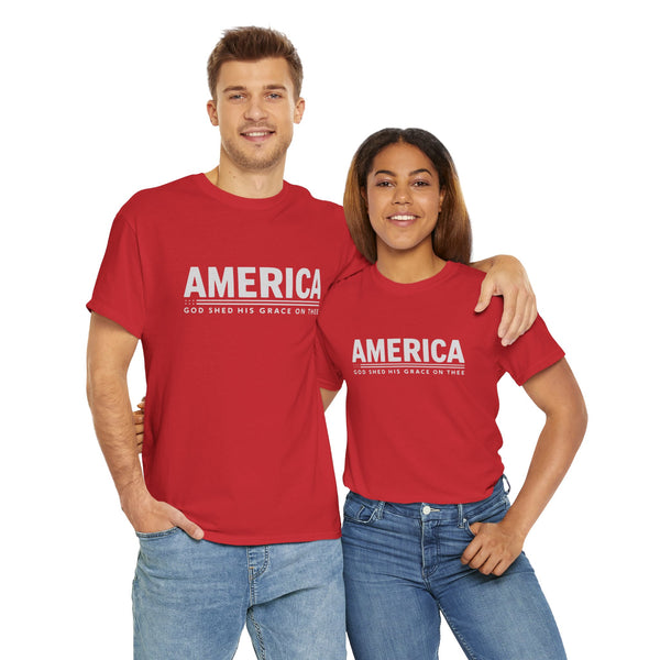 American - God Shed His Grace On Thee: T-Shirt