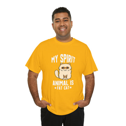 "Fat Cat Spirit Animal" T-Shirt - Weave Got Gifts - Unique Gifts You Won’t Find Anywhere Else!