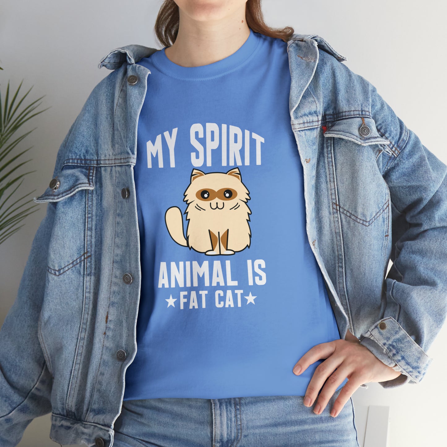 "Fat Cat Spirit Animal" T-Shirt - Weave Got Gifts - Unique Gifts You Won’t Find Anywhere Else!