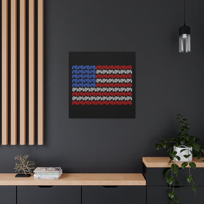 "Tractor American Flag" Wall Art - Weave Got Gifts - Unique Gifts You Won’t Find Anywhere Else!