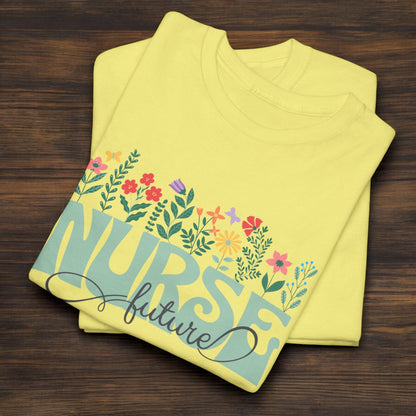 Future Nurse Shirt with floral design
