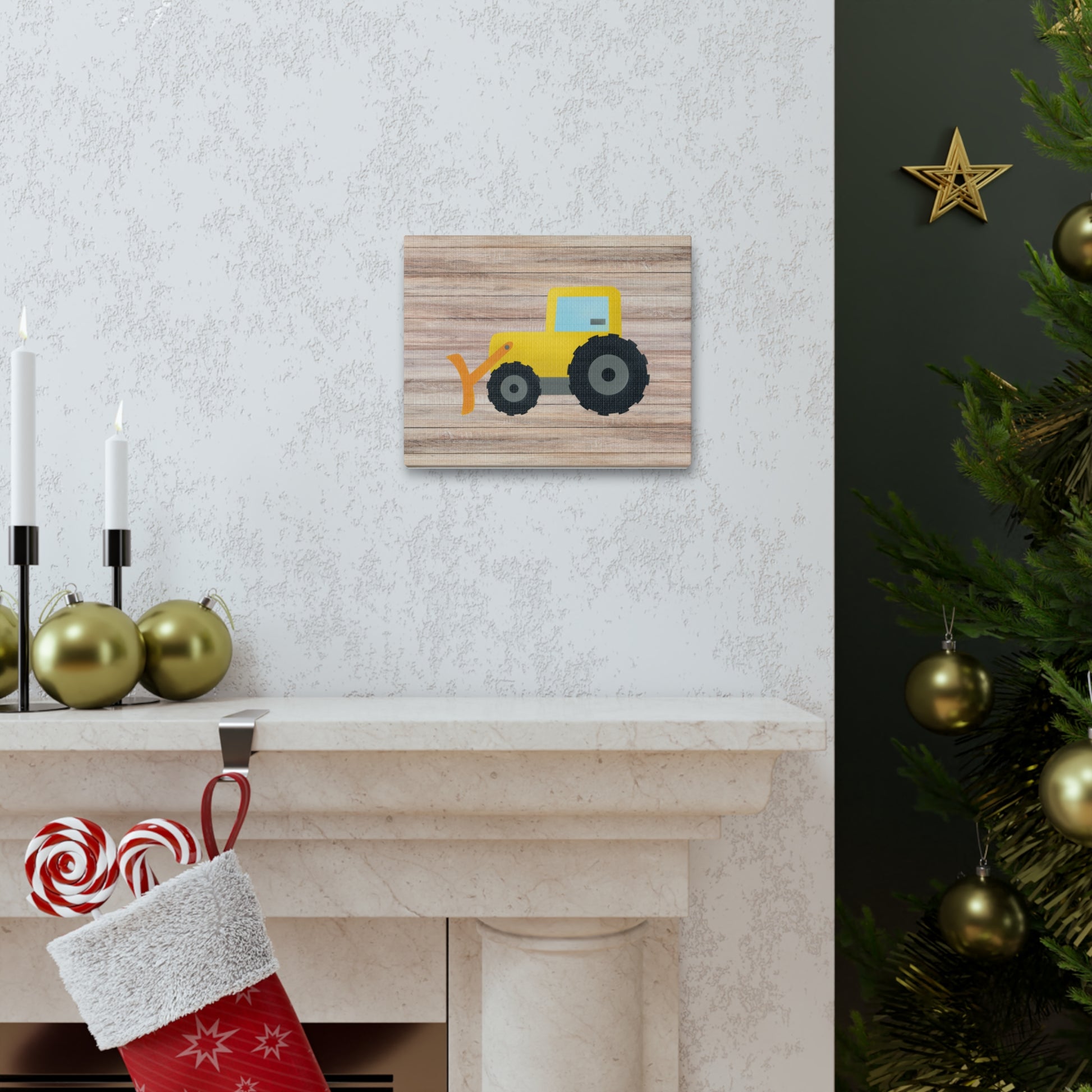 "Kids Bulldozer" Wall Art - Weave Got Gifts - Unique Gifts You Won’t Find Anywhere Else!