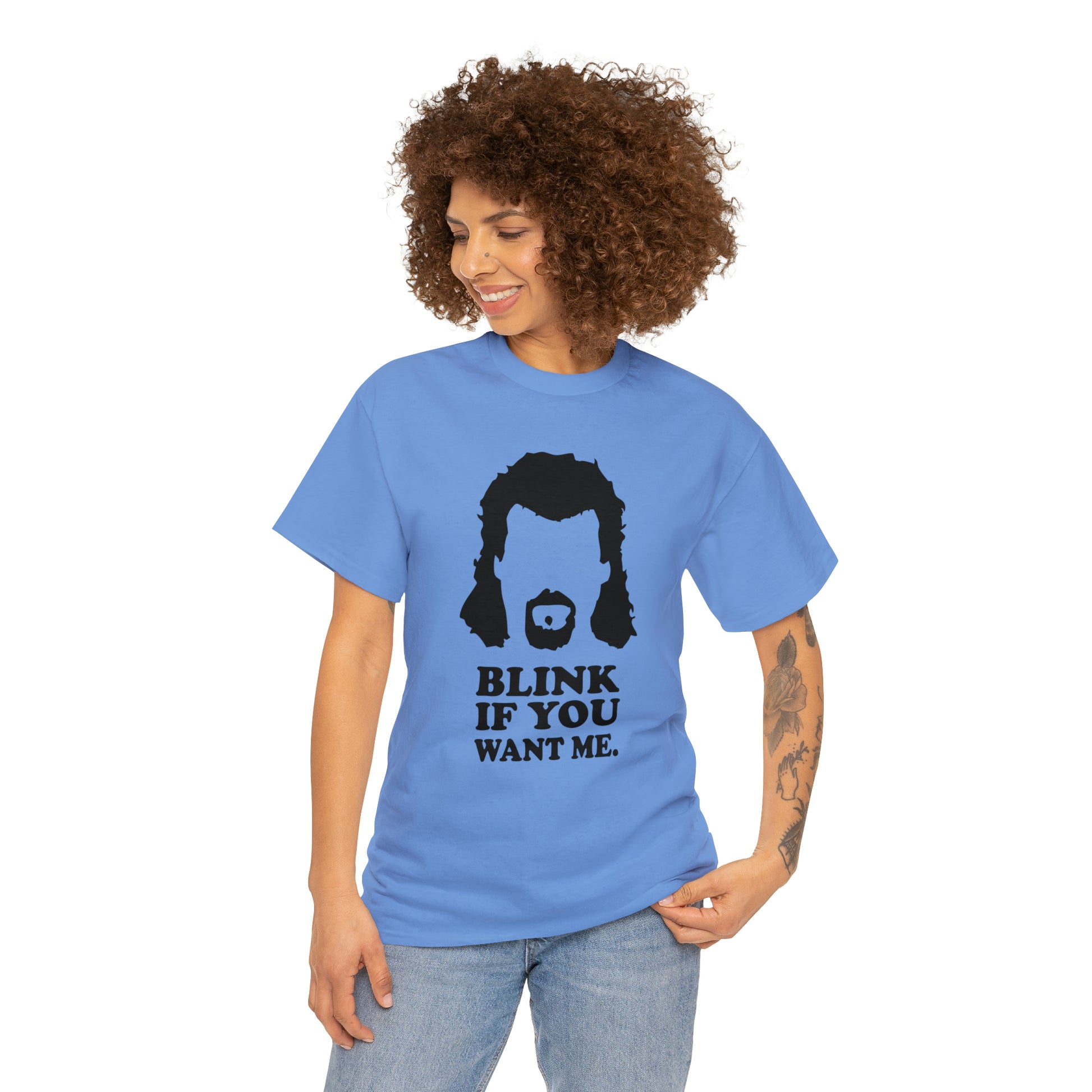 "Blink If You Want Me" T-Shirt - Weave Got Gifts - Unique Gifts You Won’t Find Anywhere Else!