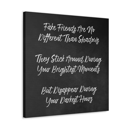 "Fake Friends" Wall Art - Weave Got Gifts - Unique Gifts You Won’t Find Anywhere Else!