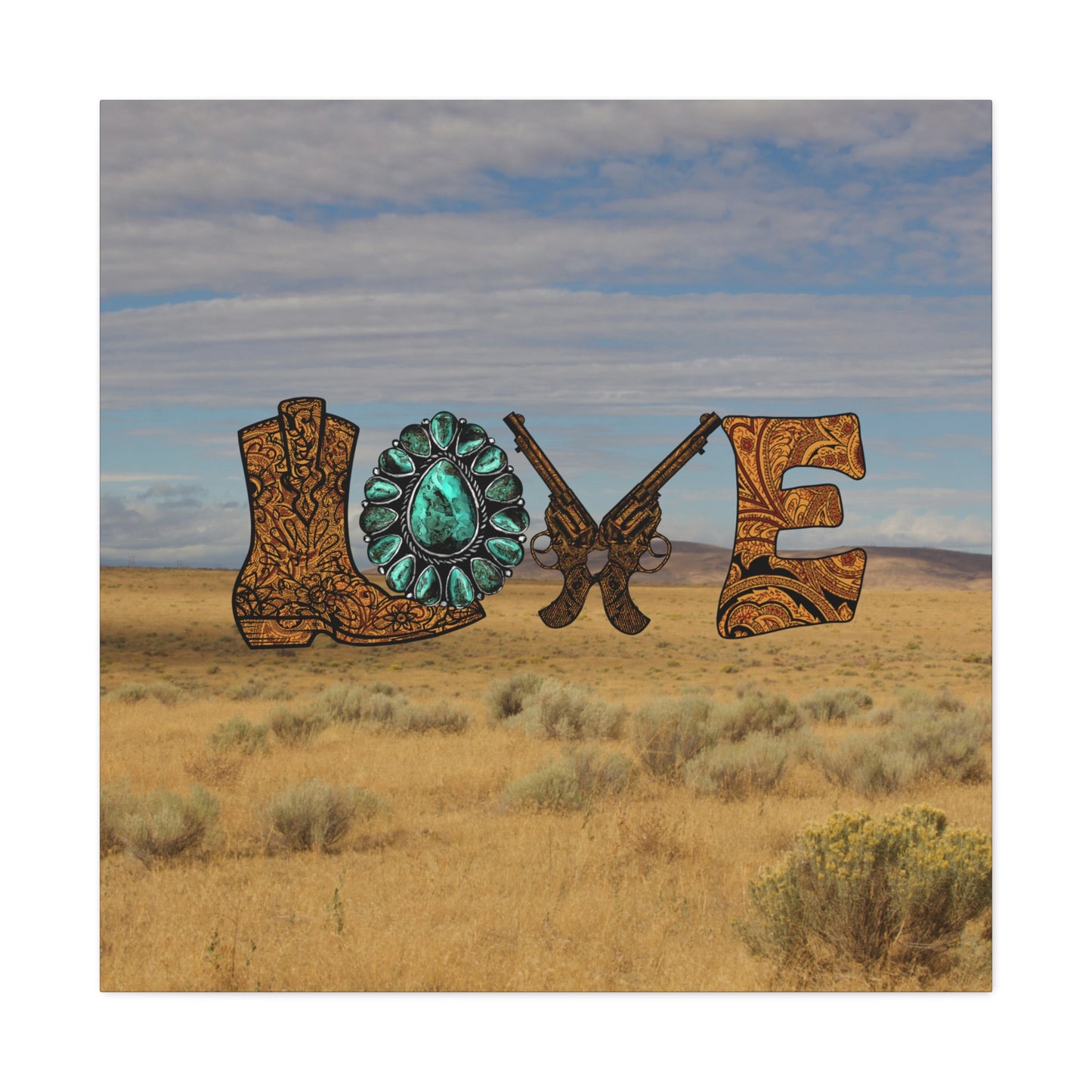 "Western Love" Wall Art - Weave Got Gifts - Unique Gifts You Won’t Find Anywhere Else!