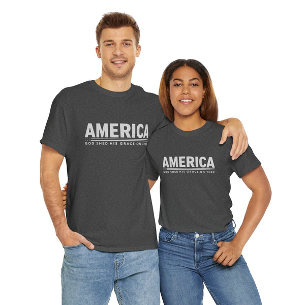 American - God Shed His Grace On Thee: T-Shirt