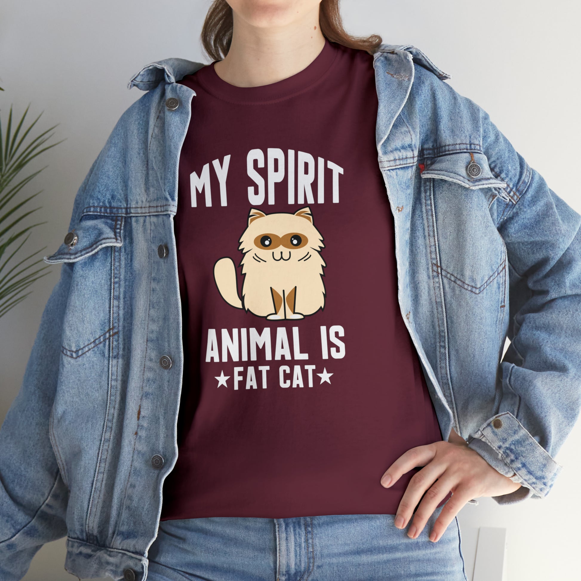 "Fat Cat Spirit Animal" T-Shirt - Weave Got Gifts - Unique Gifts You Won’t Find Anywhere Else!