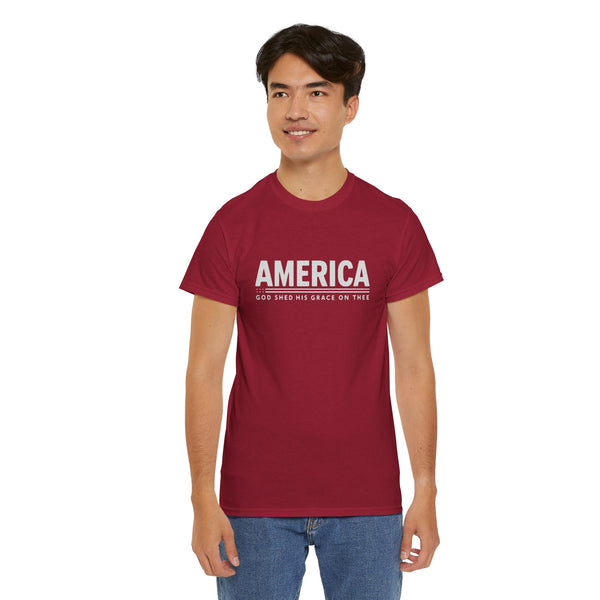 American - God Shed His Grace On Thee: T-Shirt