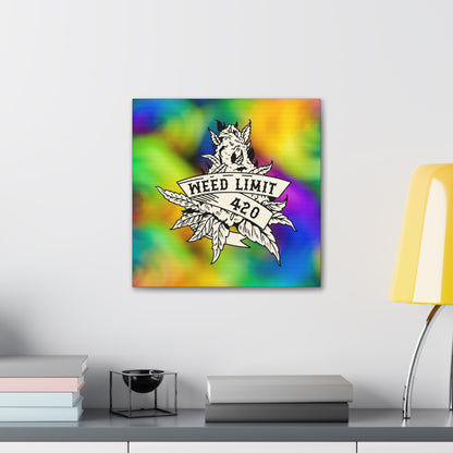 "Trippy Weed Limit 420" Wall Art - Weave Got Gifts - Unique Gifts You Won’t Find Anywhere Else!