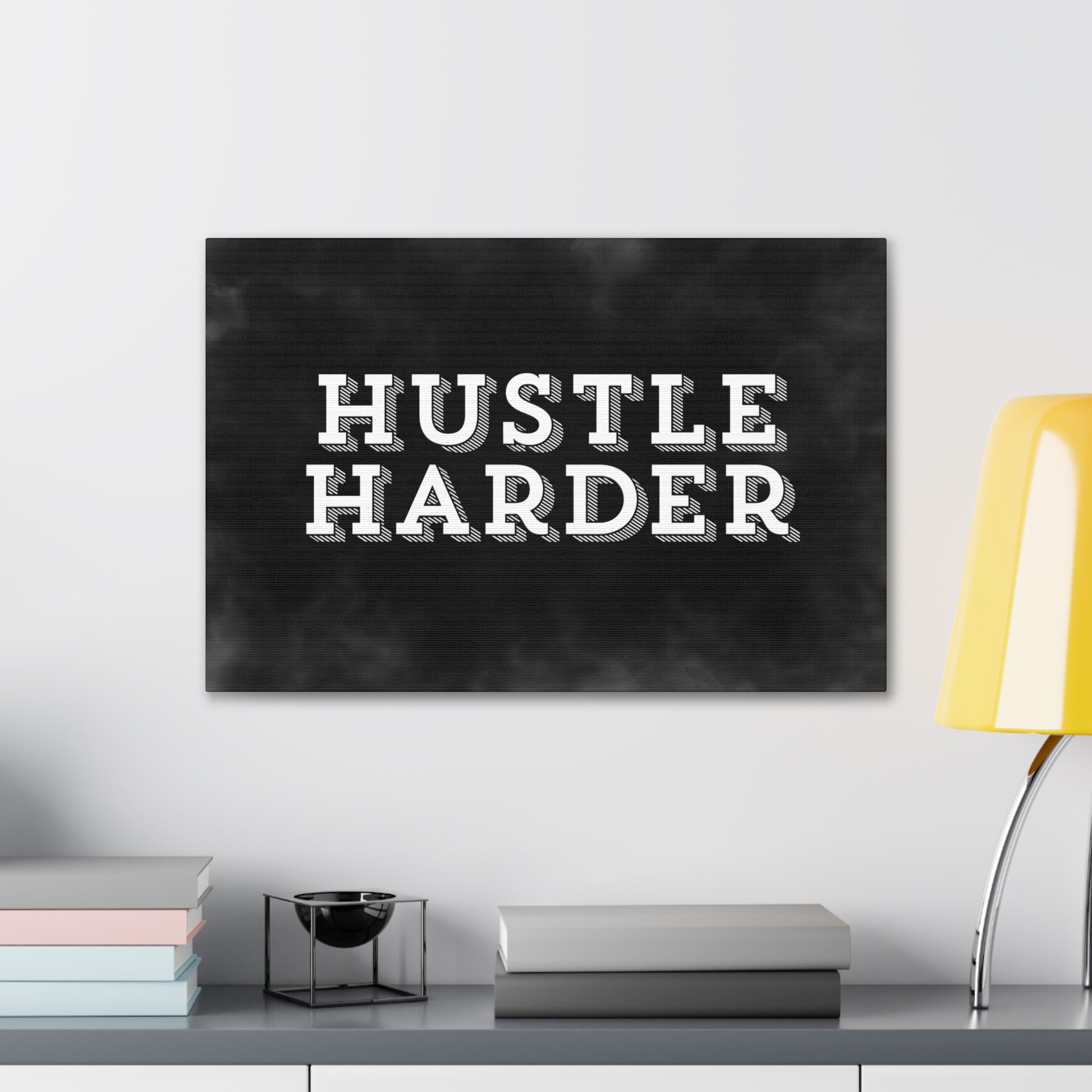 "Hustle Harder" Wall Art - Weave Got Gifts - Unique Gifts You Won’t Find Anywhere Else!