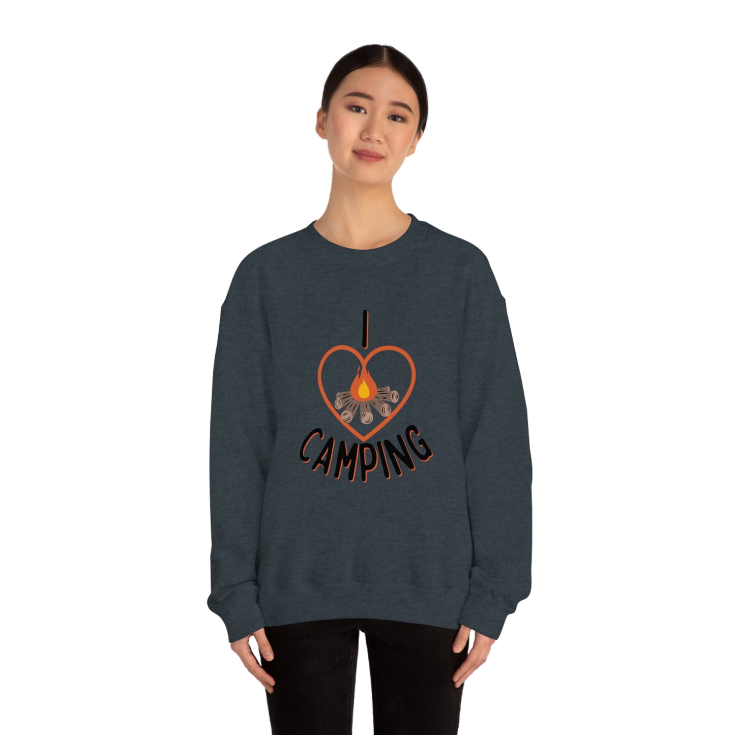 "I Love Camping" Crewneck Sweatshirt - Weave Got Gifts - Unique Gifts You Won’t Find Anywhere Else!