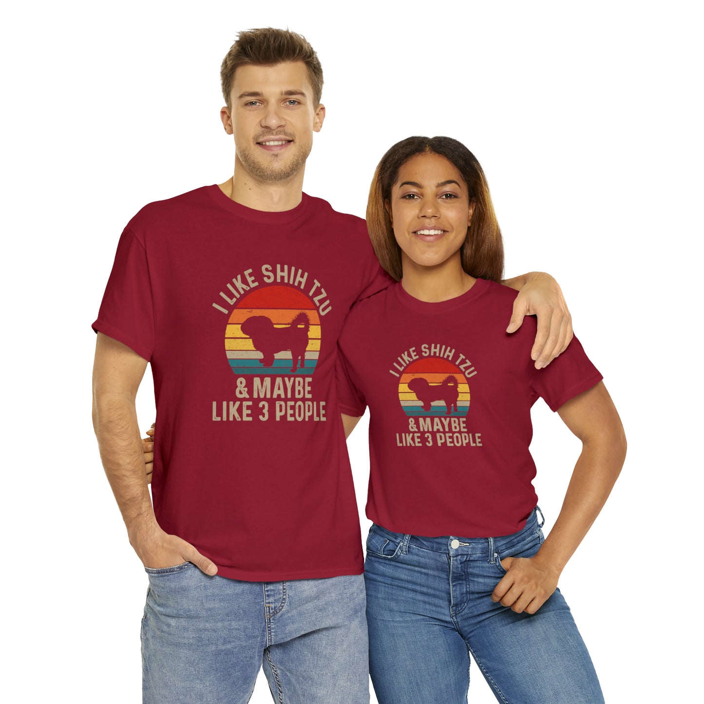 "I Like Shih-Tzu & Maybe Like 3 People" T-Shirt - Weave Got Gifts - Unique Gifts You Won’t Find Anywhere Else!