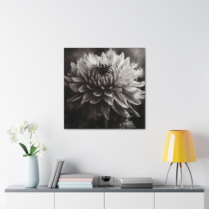 Indoor Floral Wall Decor - White Flower Design